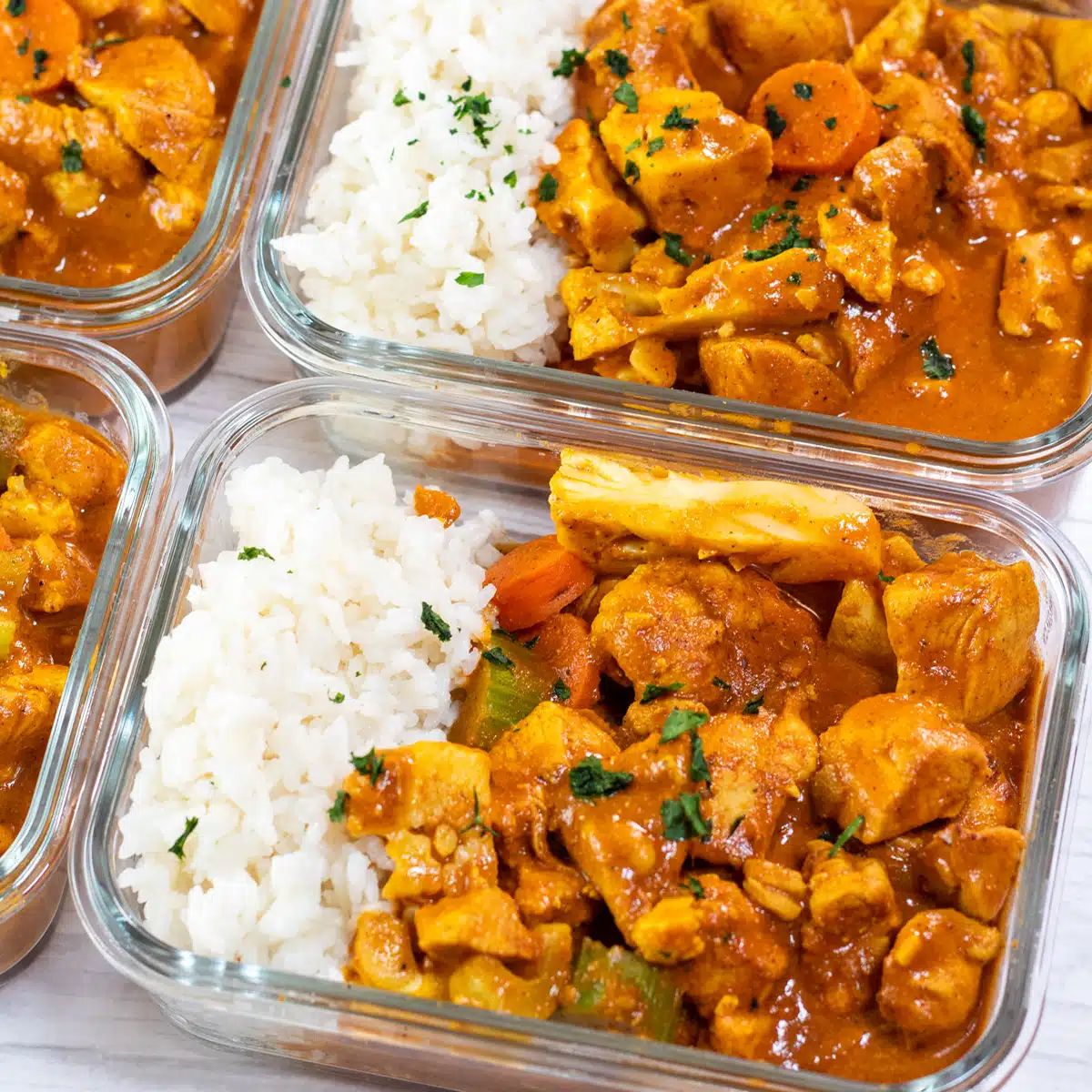 meal prep butter chicken