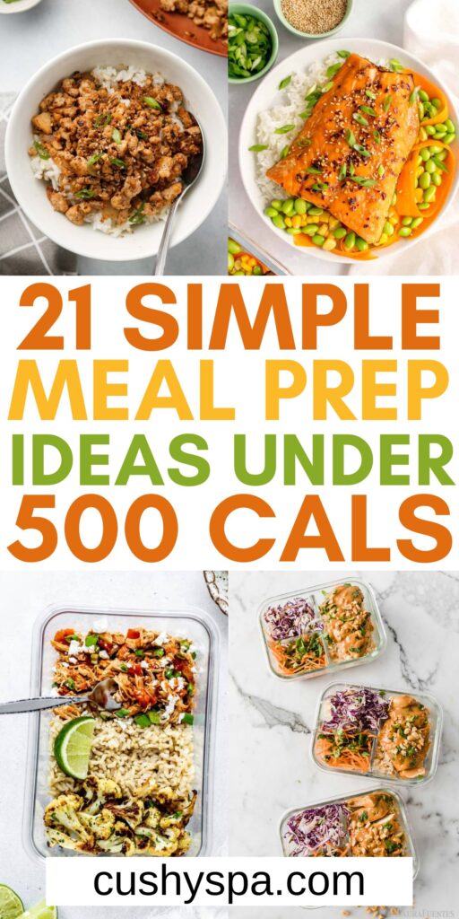Meal Prep Ideas under 500 Cals