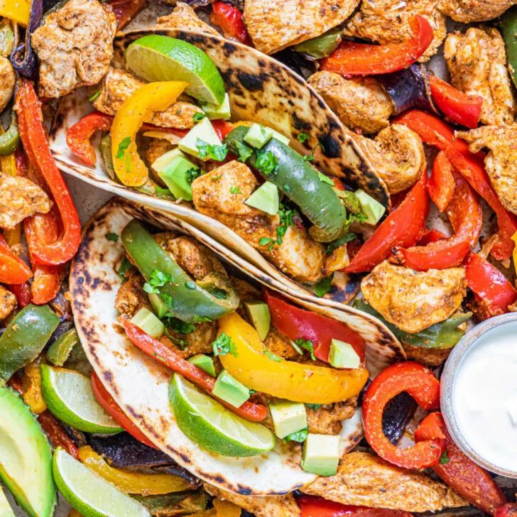 chicken fajitas