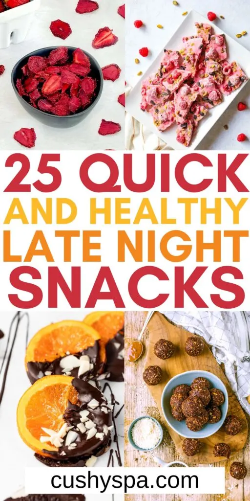 ideas for healthy bedtime snacks