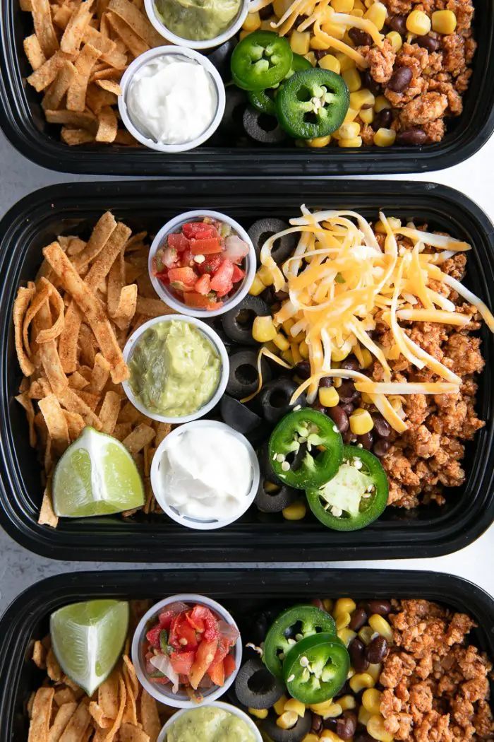 taco salad meal prep