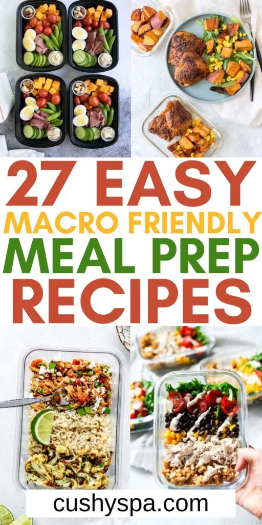 recipes for macro friendly meal prep