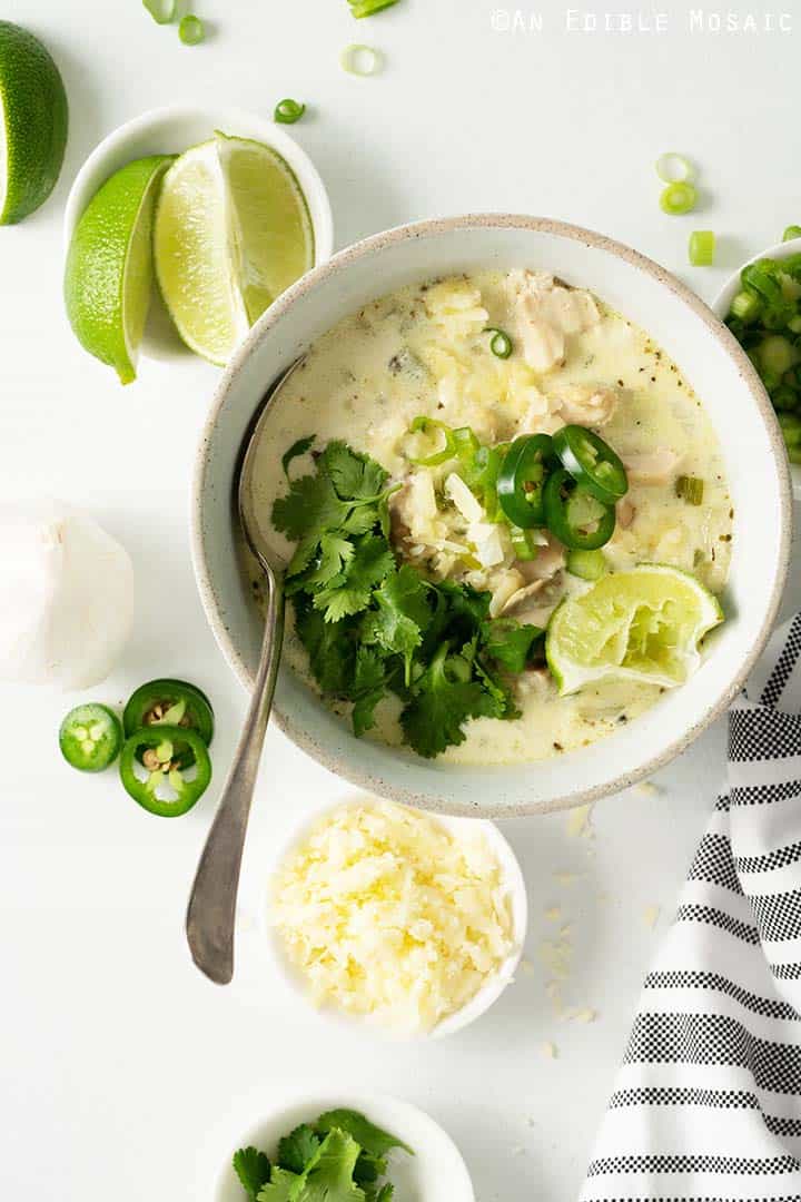 creamy white chicken chili