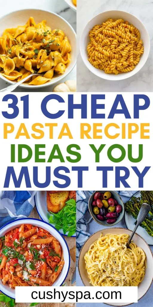 cheap pasta recipe ideas