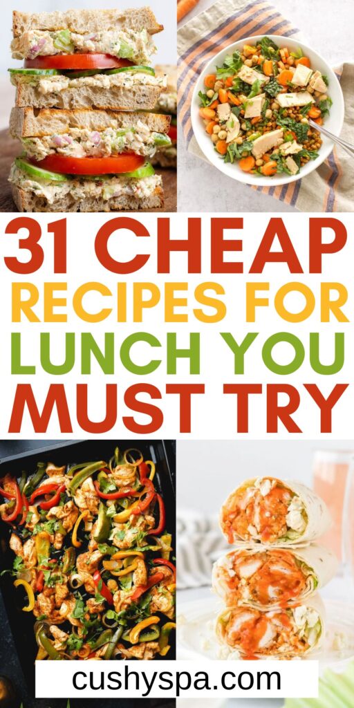 ideas for cheap lunches