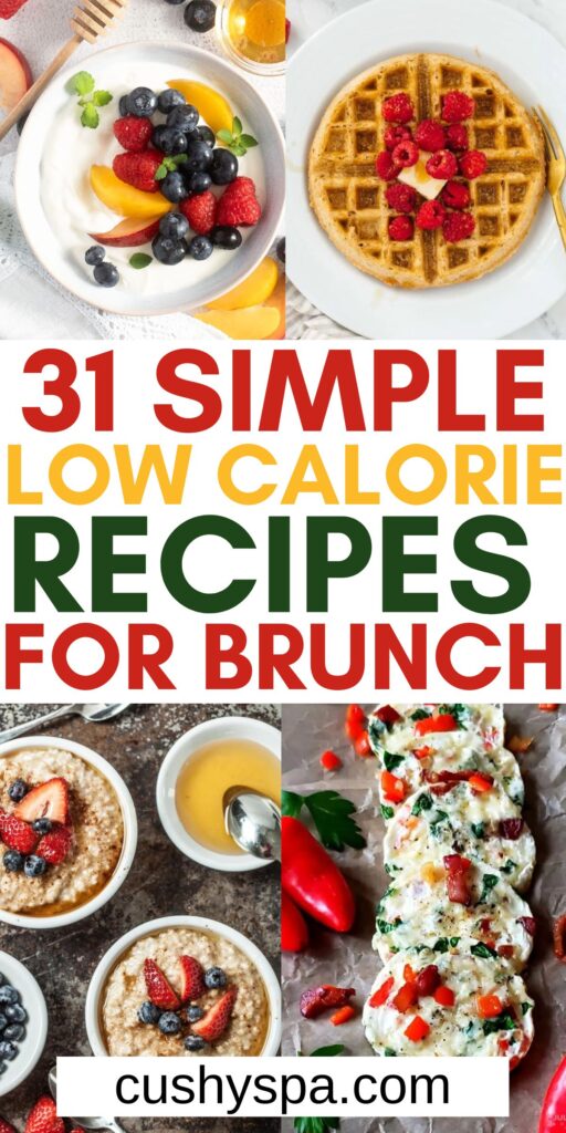 low calorie recipes for brunch