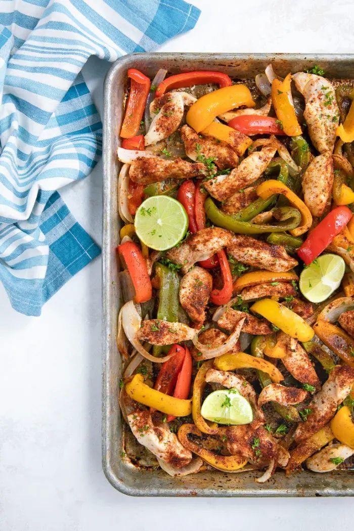 chicken fajita meal prep