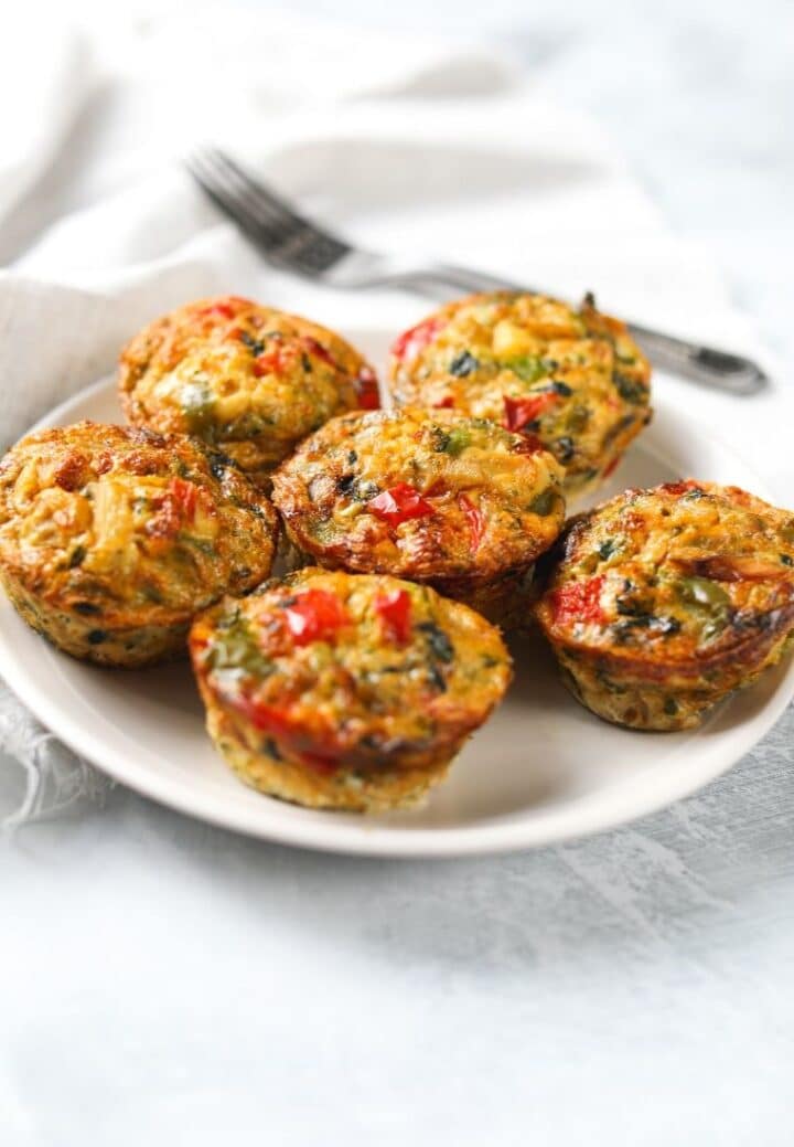 egg muffin cups with veggies