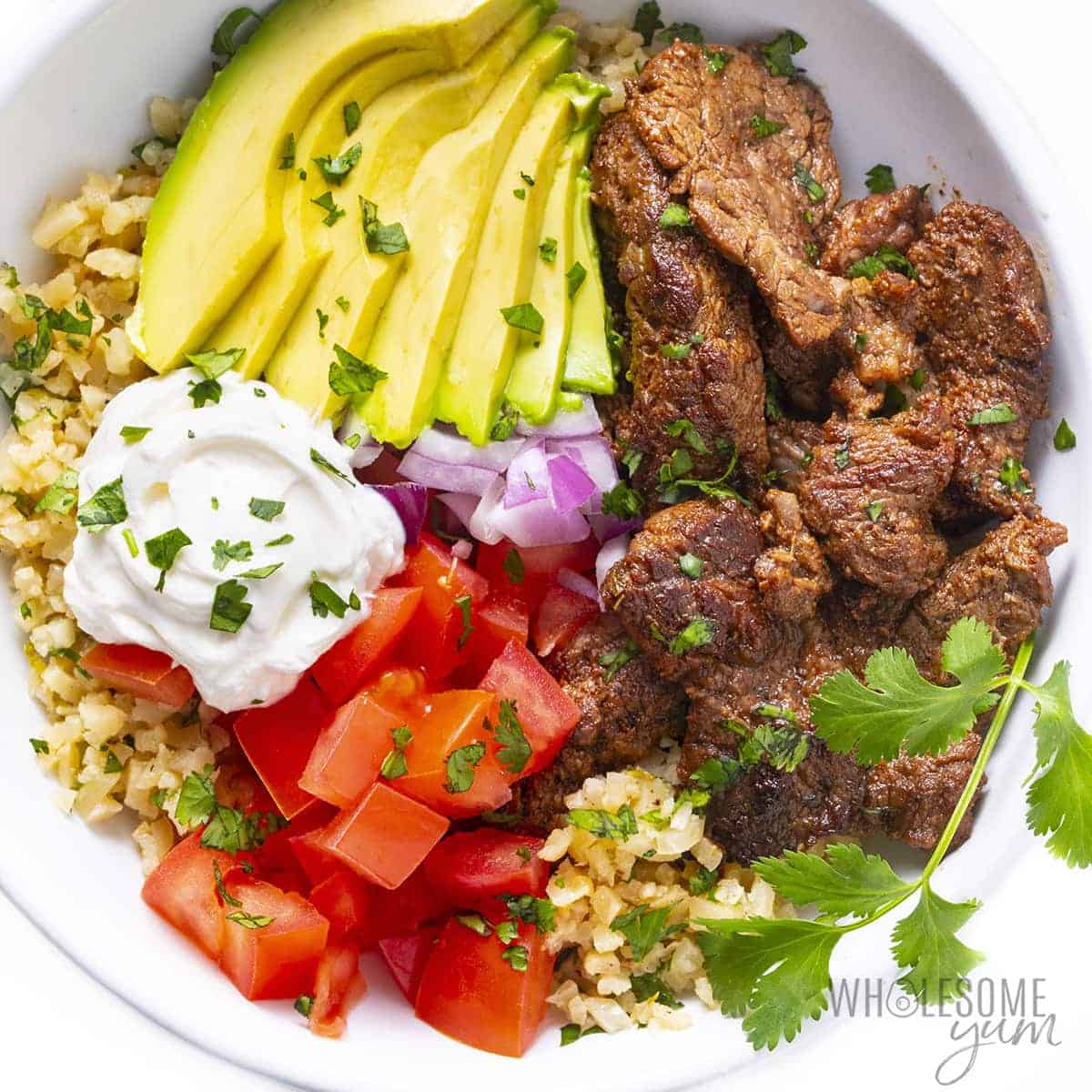 keto burrito bowl