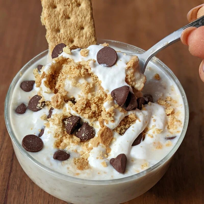 smores protein overnight oats
