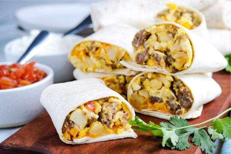 meal prep breakfast burritos