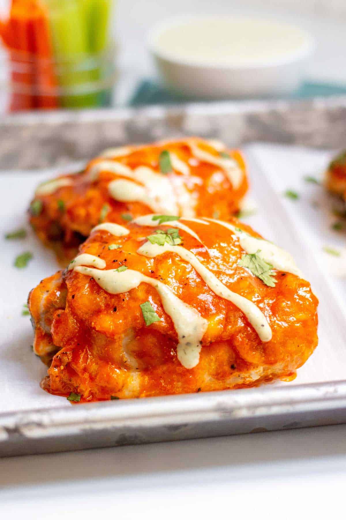 Buffalo Chicken Thighs