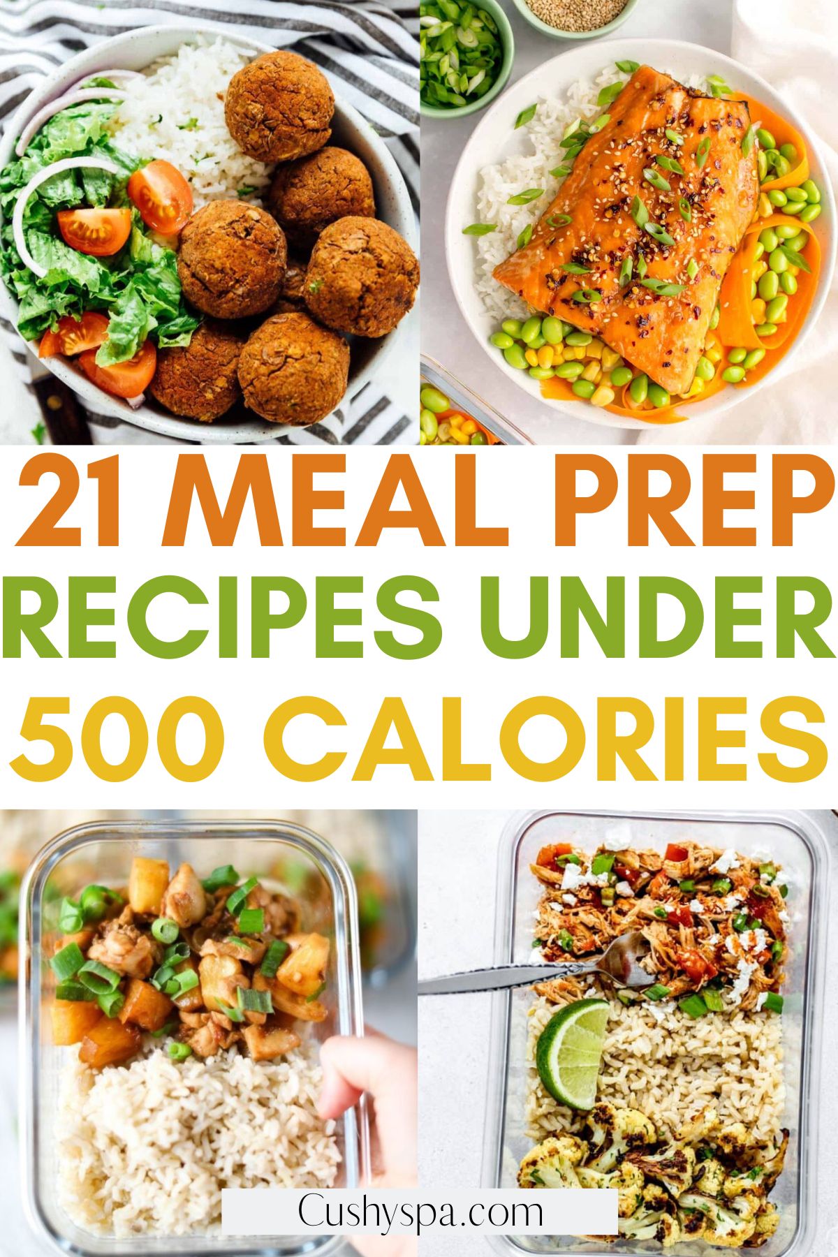 Meal Prep Recipes under 500 Calories