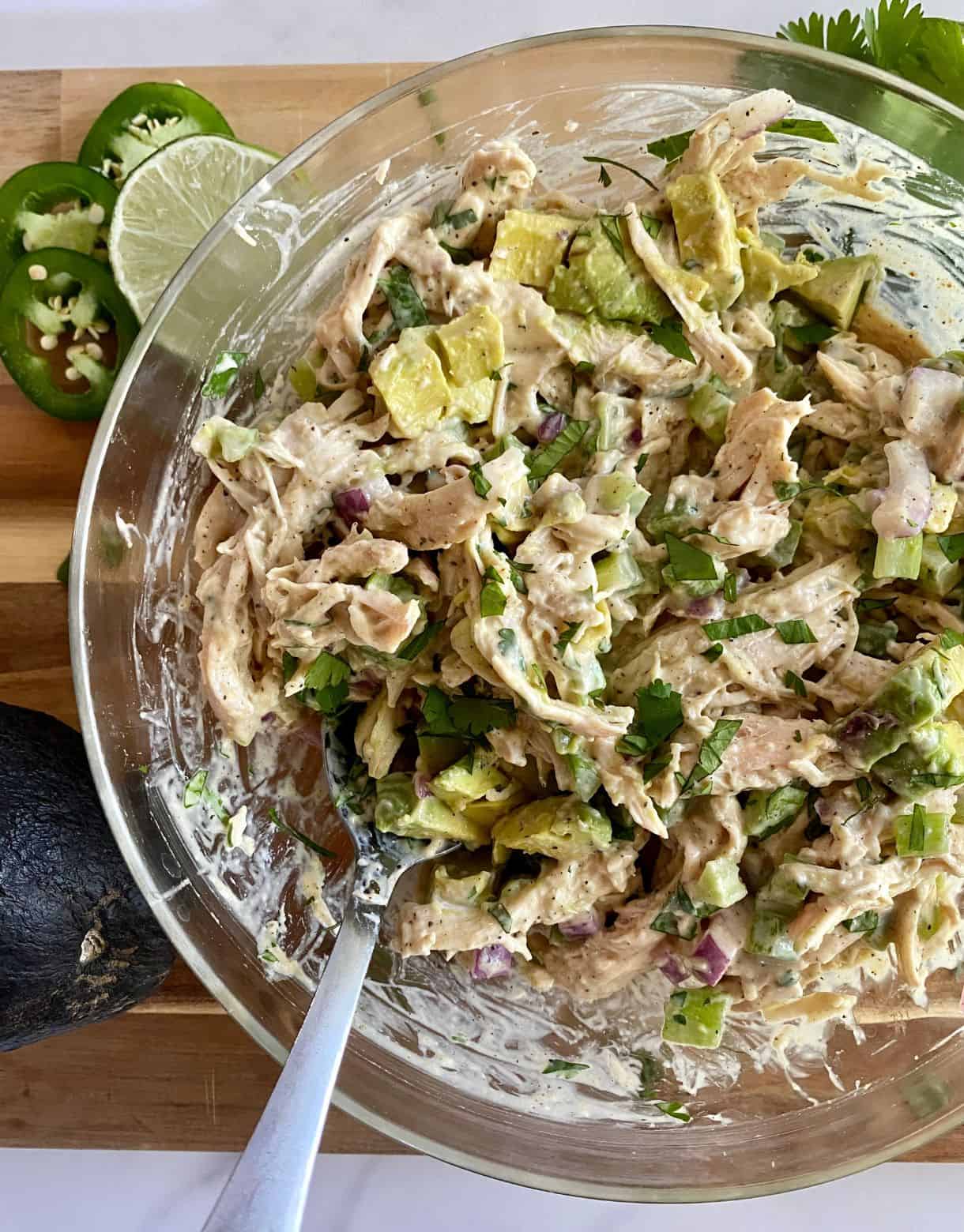 guacamole chicken salad