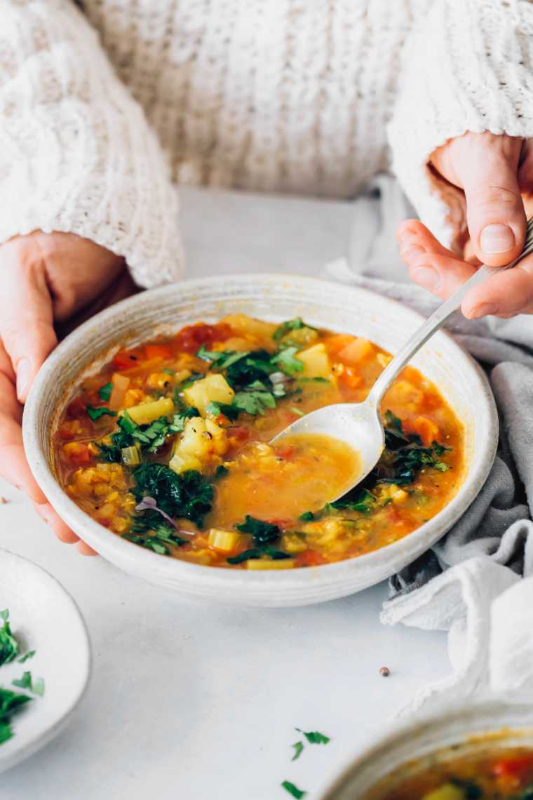 vegan lentil soup