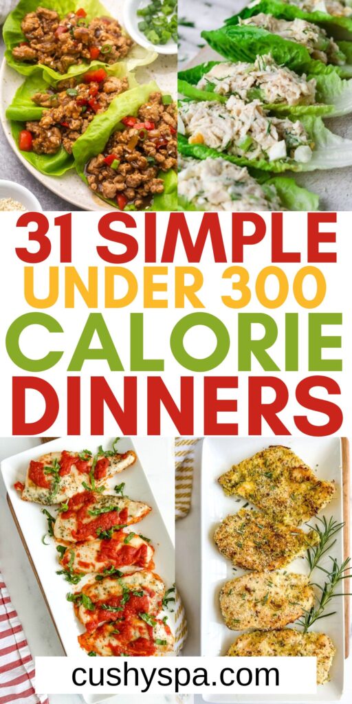 31 Easy Dinners Under 300 Cal - Cushy Spa