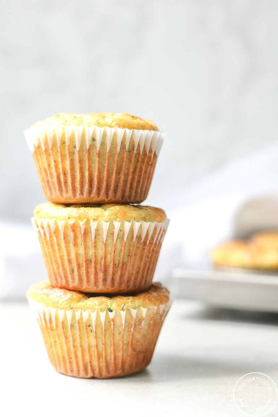 white cheddar zucchini muffins