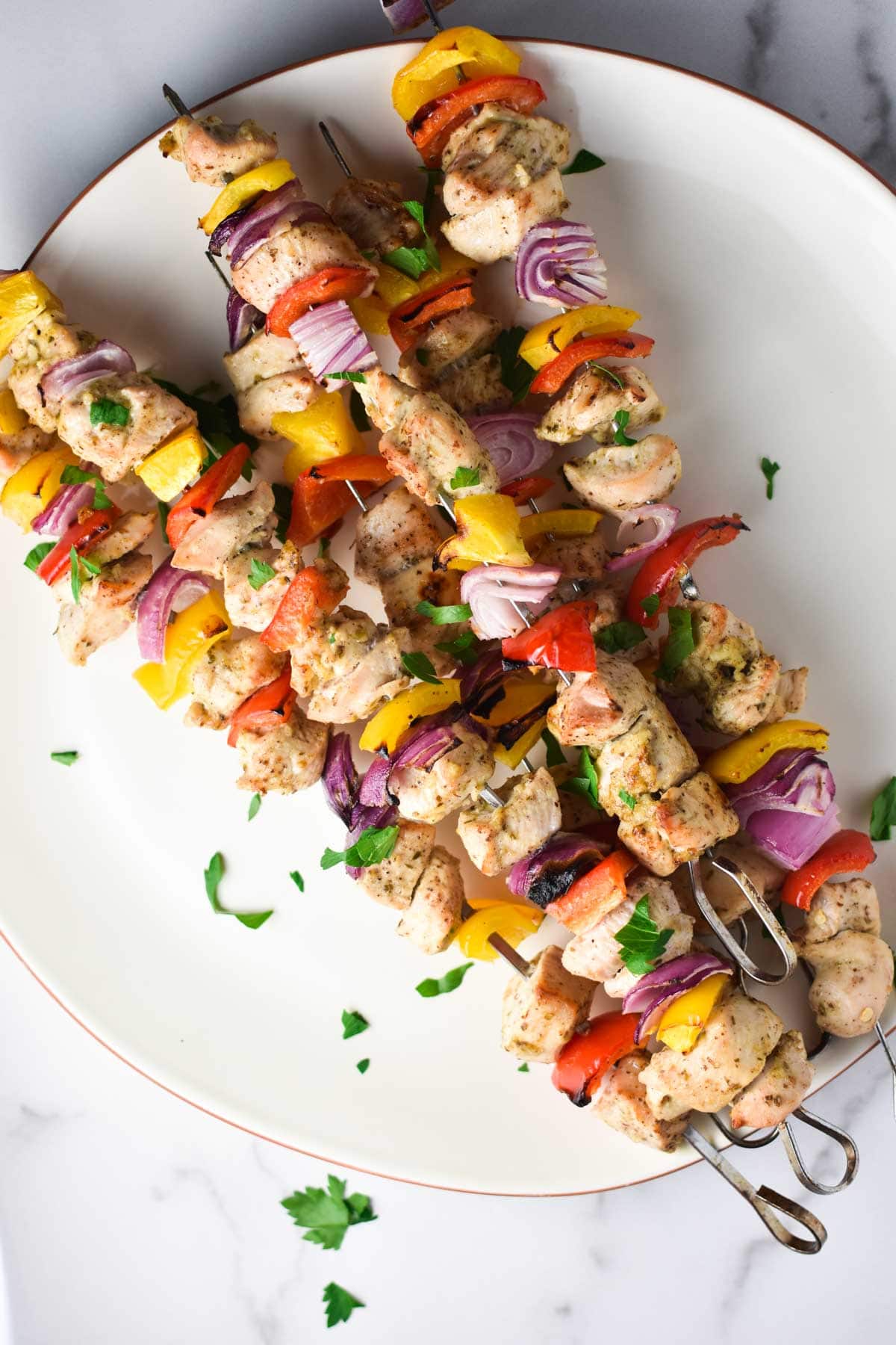 Baked Chicken Kabobs