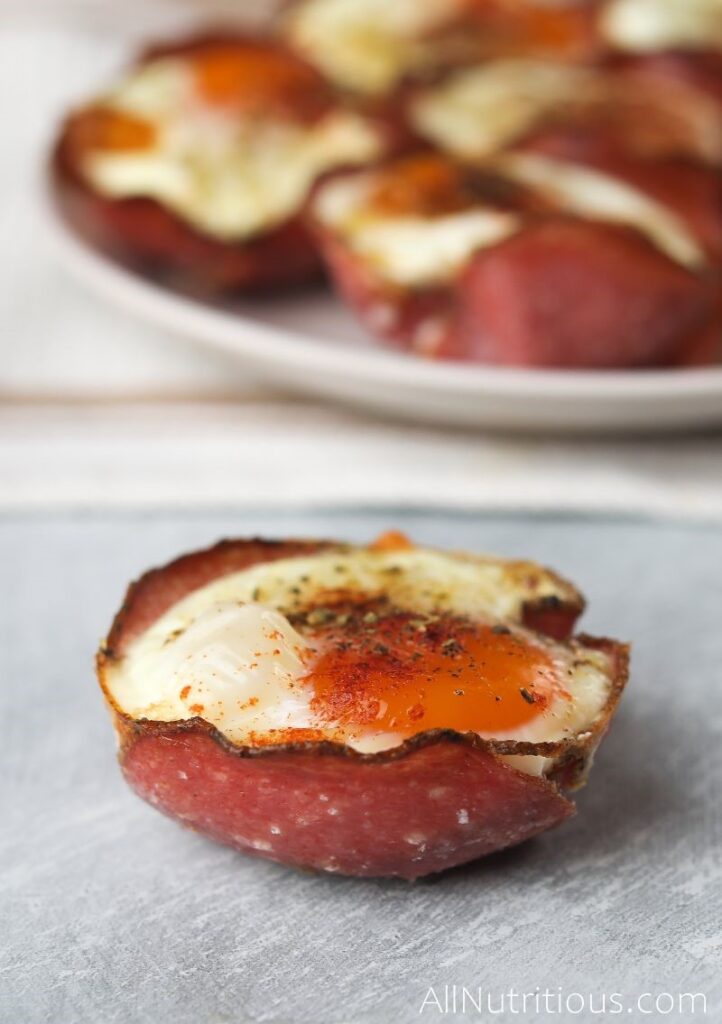 salami egg cups