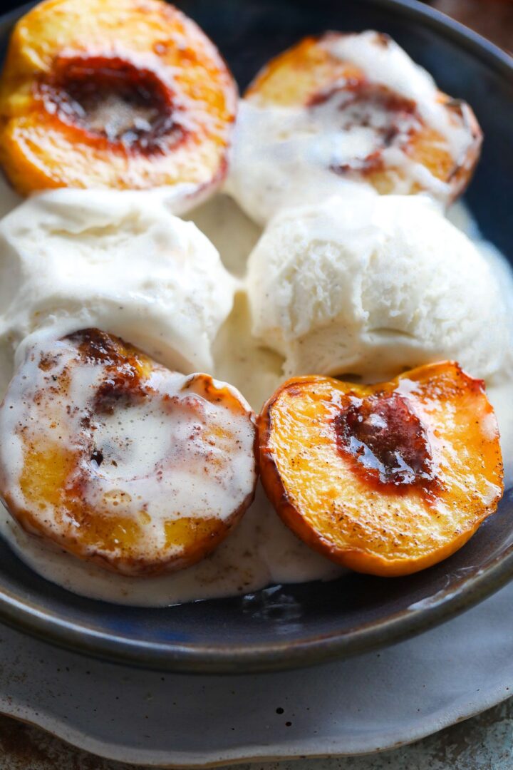 air fryer peaches