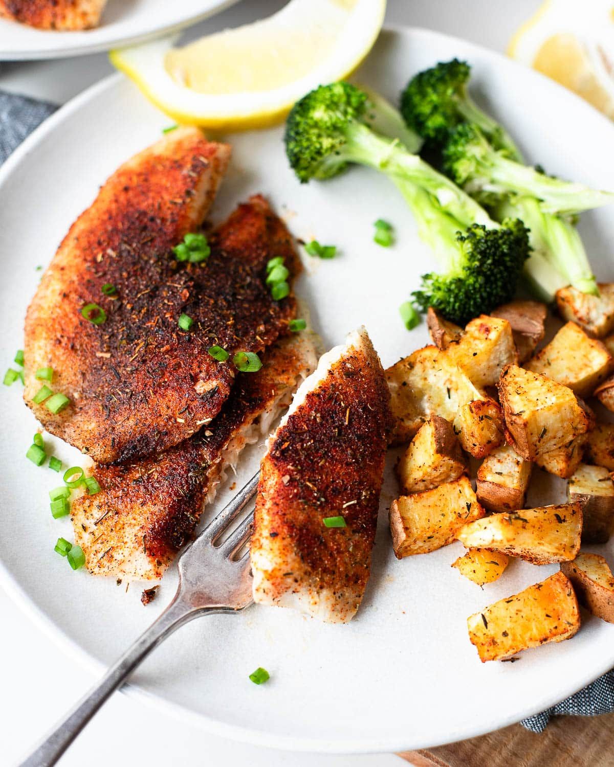 Oven Baked Blackened Tilapia