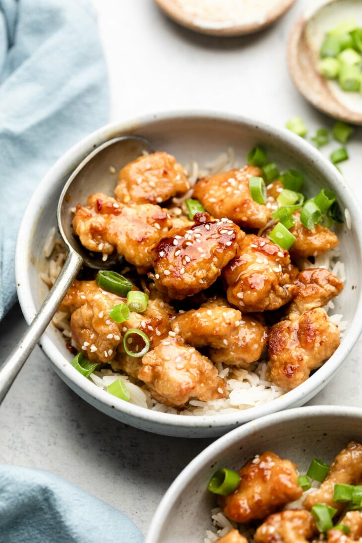 healthy baked orange chicken