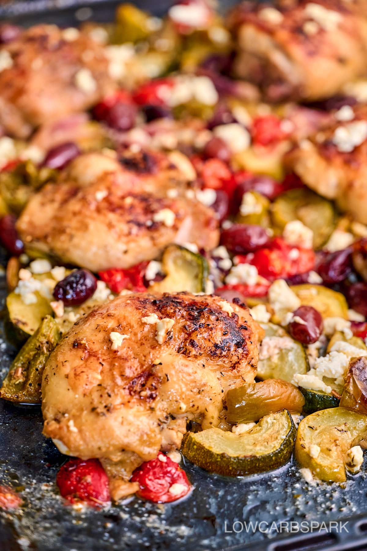 Greek sheet pan chicken