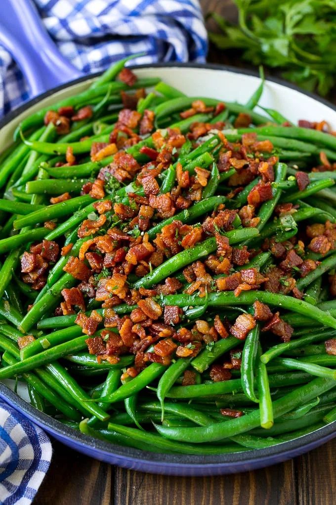 green beans with bacon