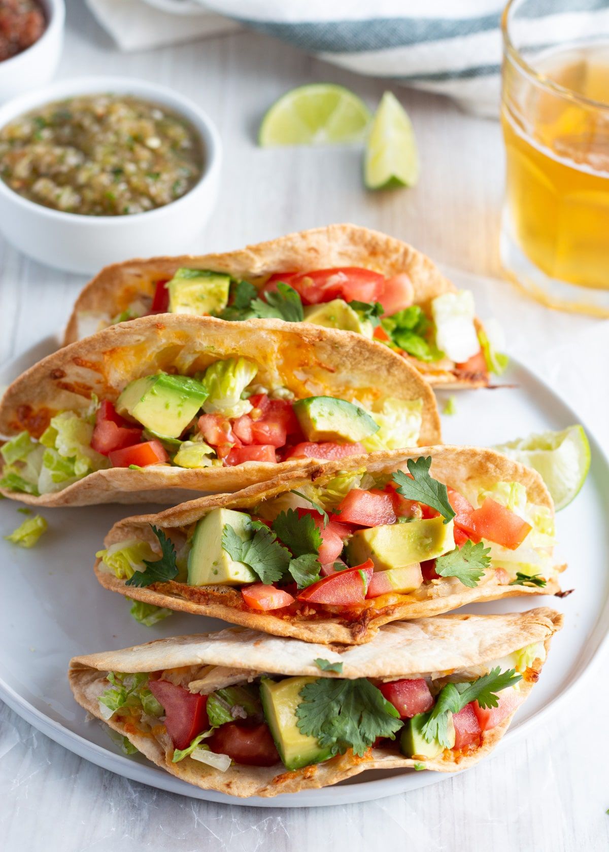 air fryer chicken tacos