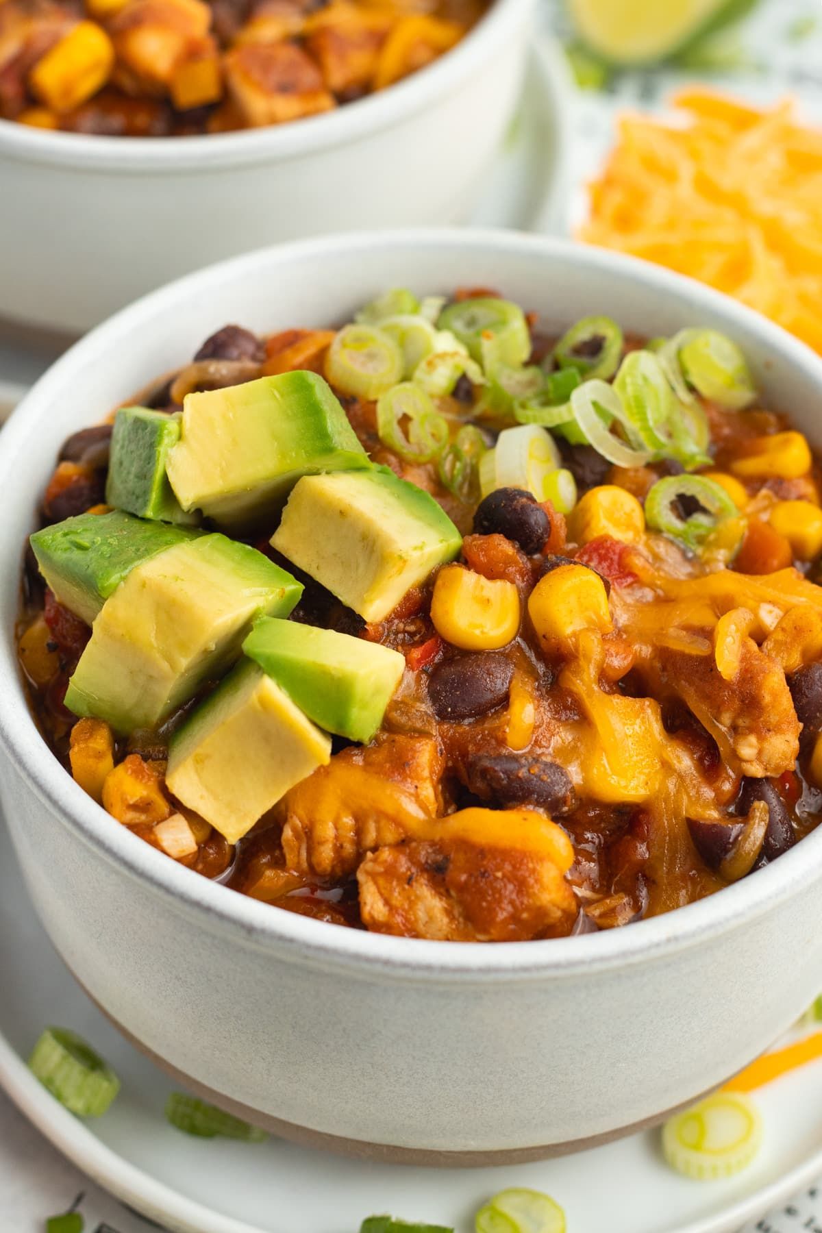 Chicken Chili with Black Beans and Corn