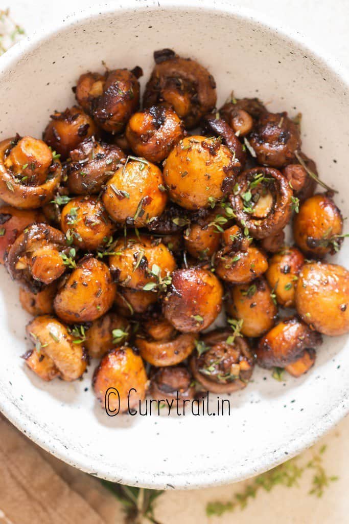 garlic butter mushrooms