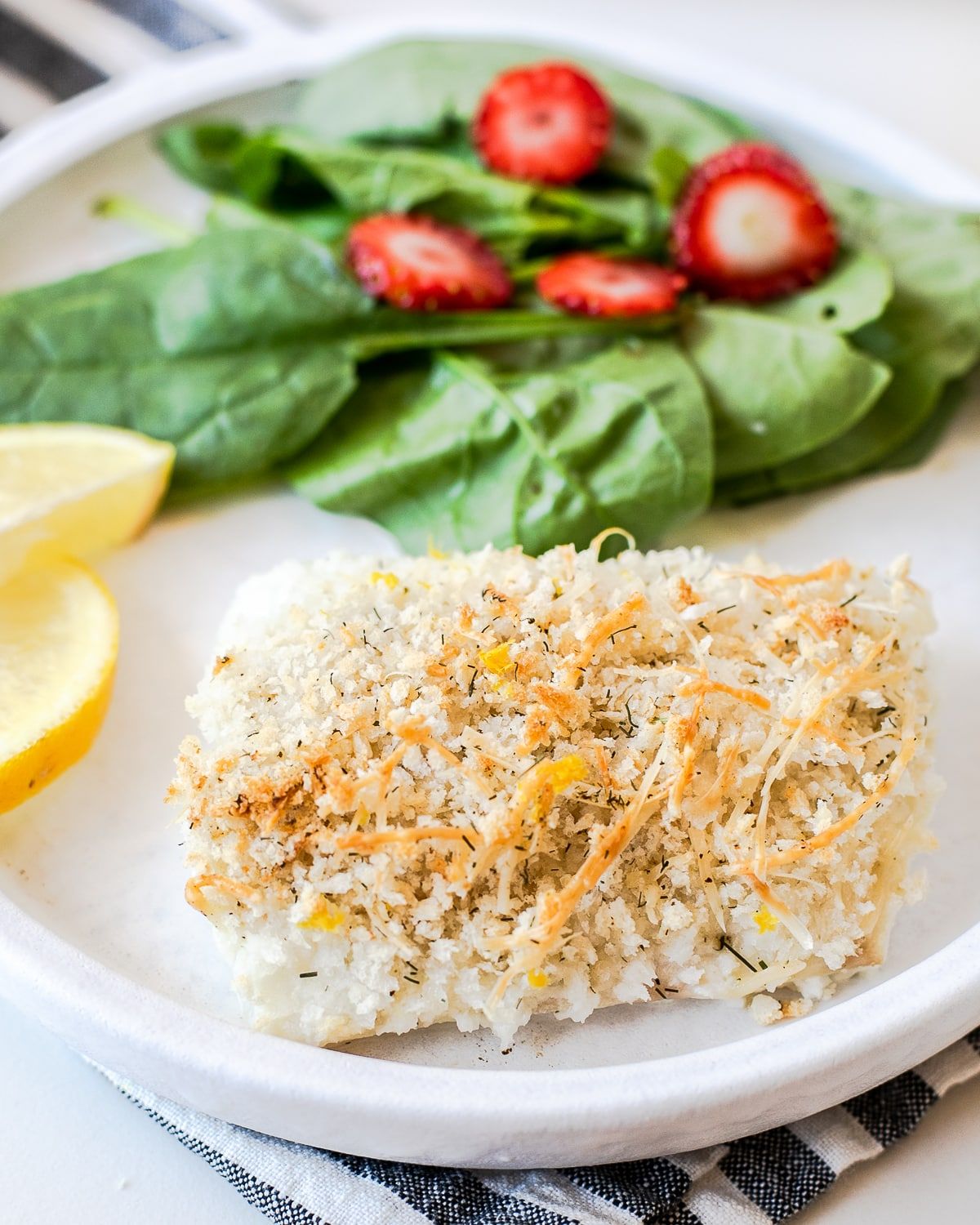 Parmesan Panko Baked Cod