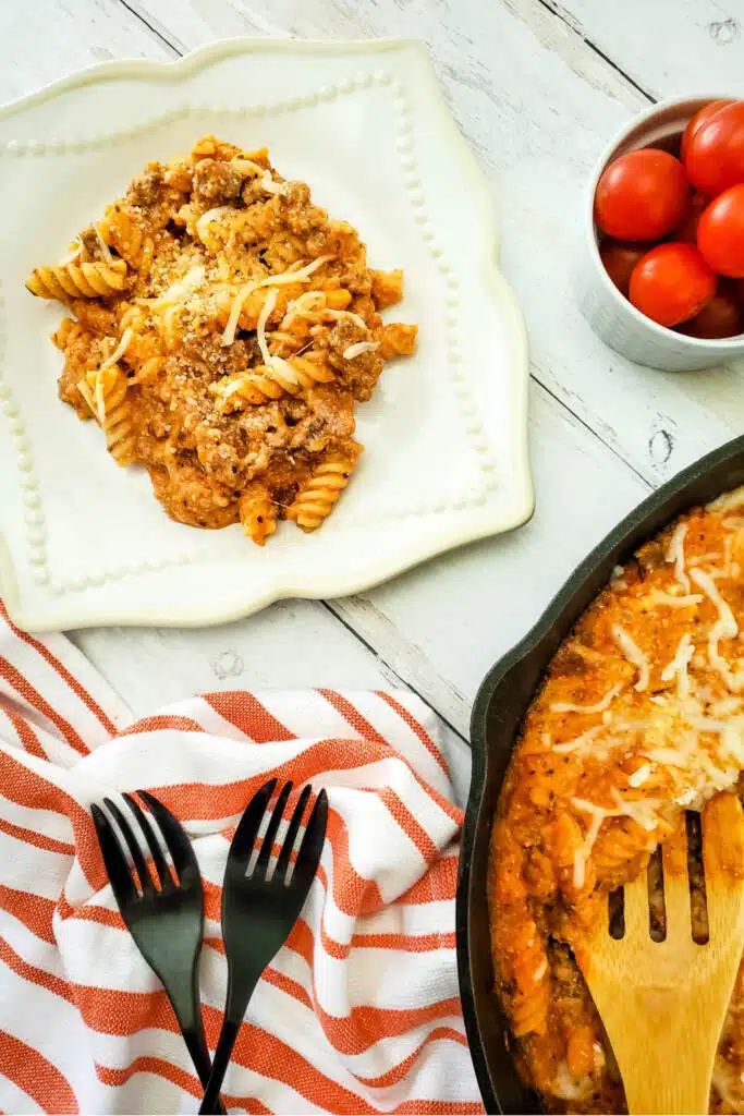 one skillet lasagna