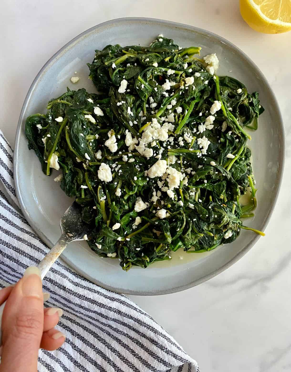 spinach and feta