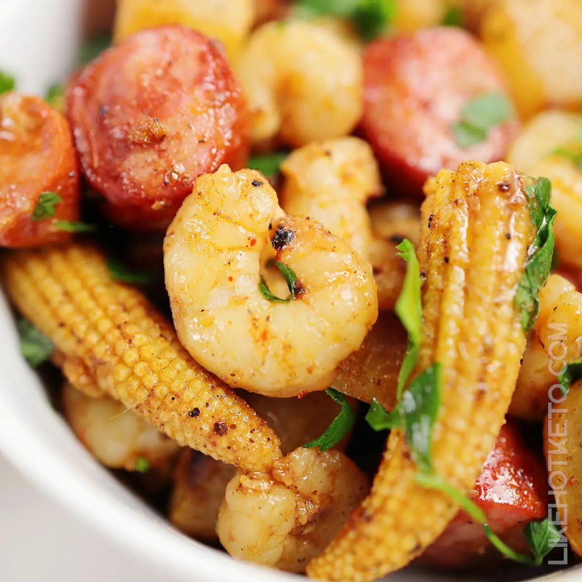 sheet pan shrimp broil