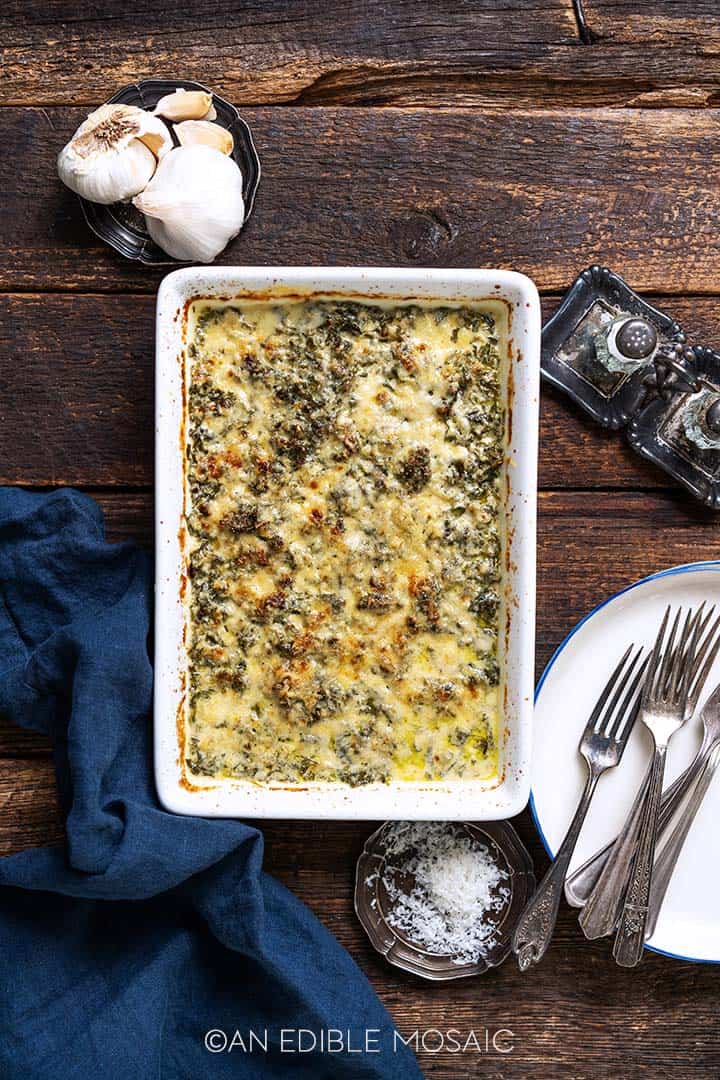 kale gratin