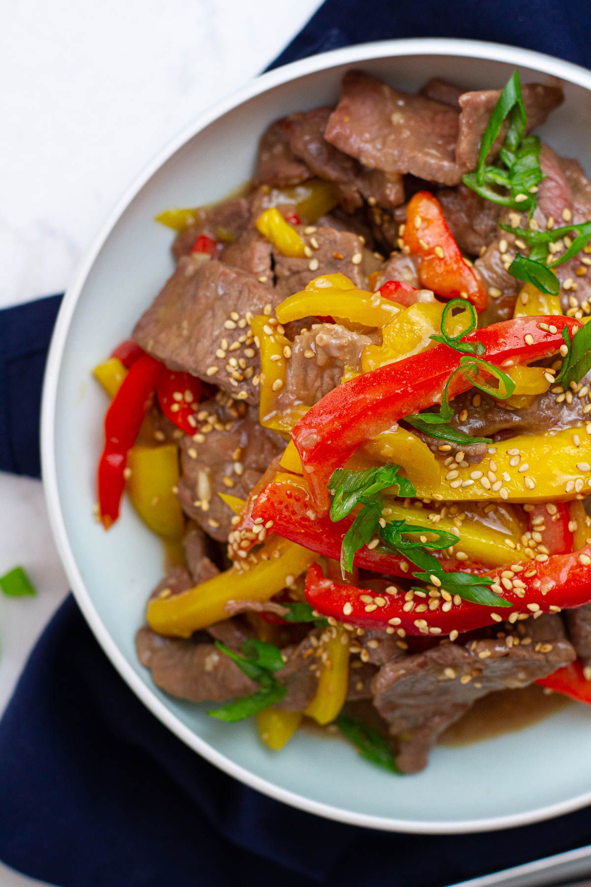 pepper steak stir fry