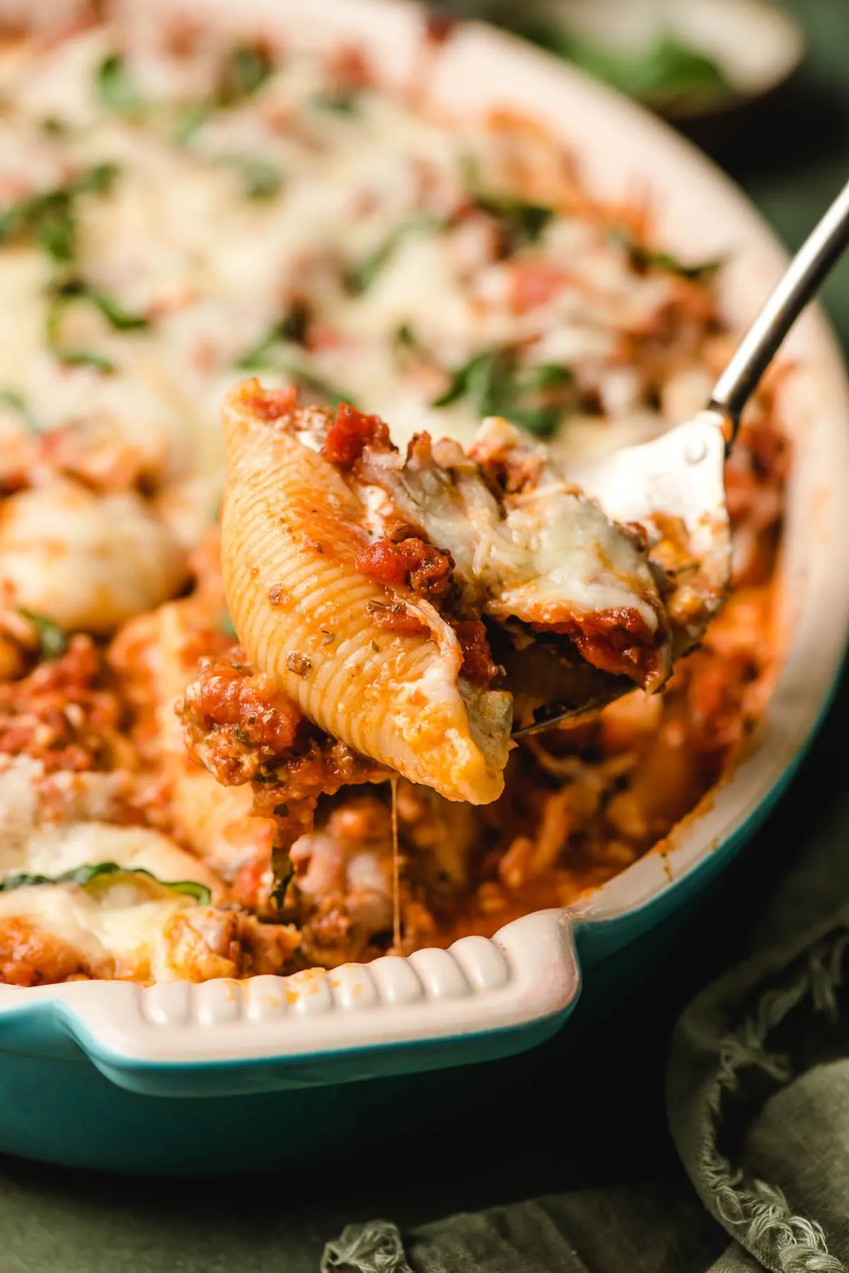 stuffed shells with ground beef