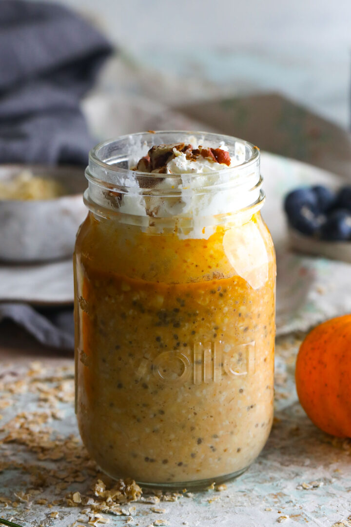 pumpkin pie overnight oats 