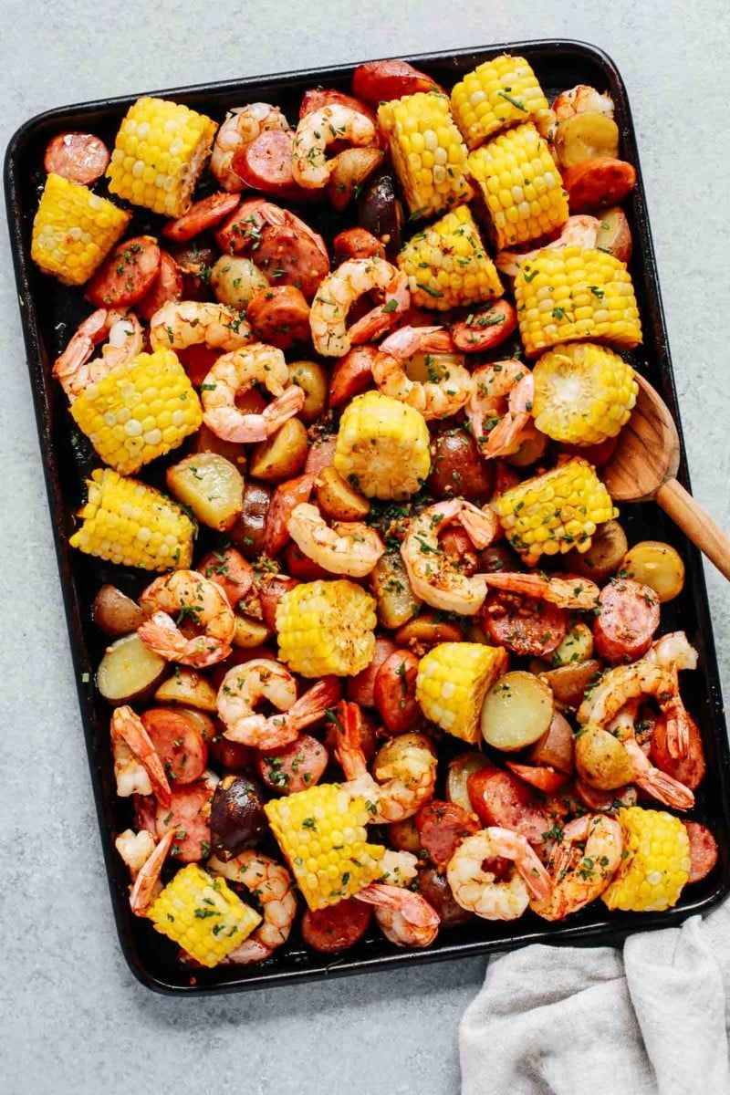 Sheet Pan Shrimp Boil