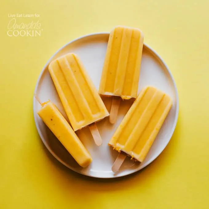 Creamsicle Popsicles