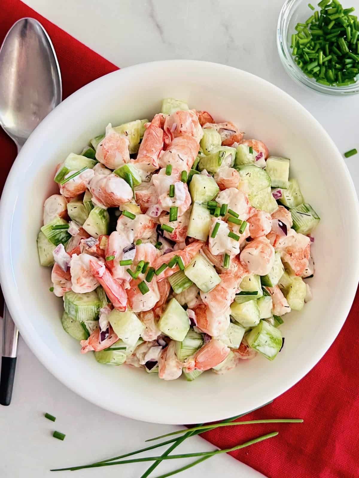 Cucumber Shrimp Salad