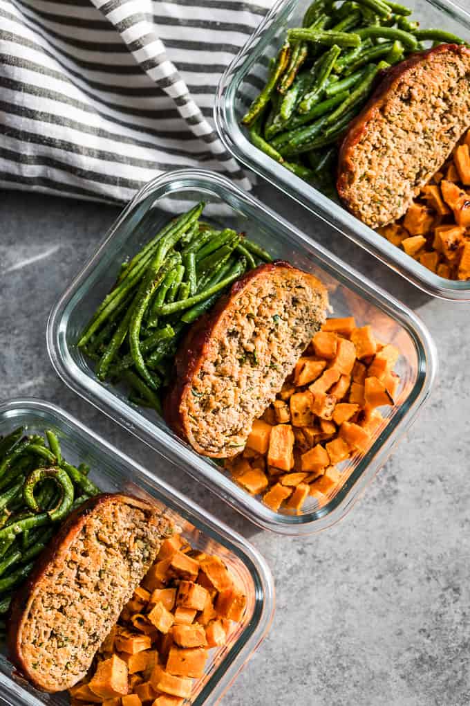 Healthy Meatloaf Meal Prep