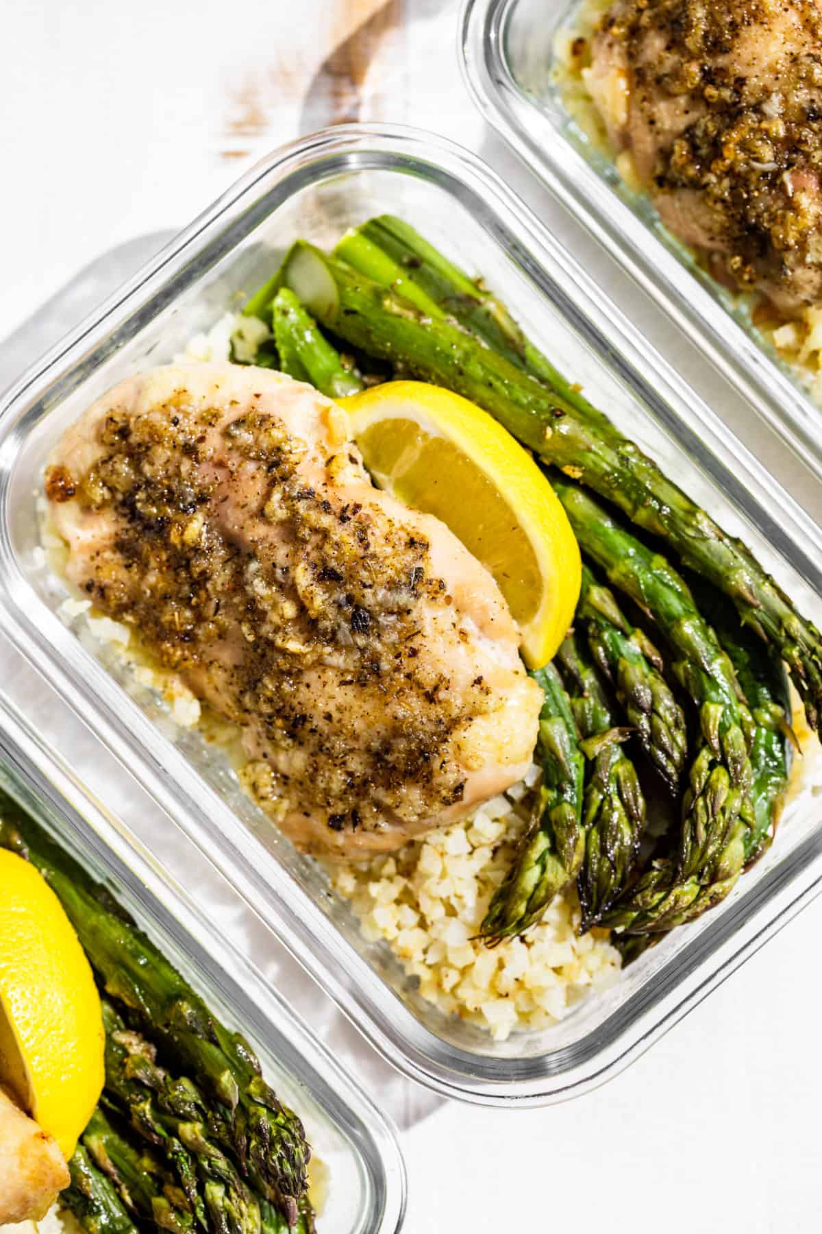 Garlic Herb Chicken and Asparagus