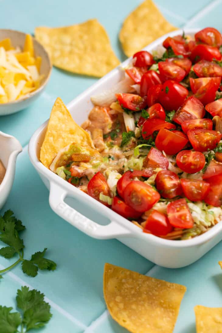 Healthy 7 Layer Dip