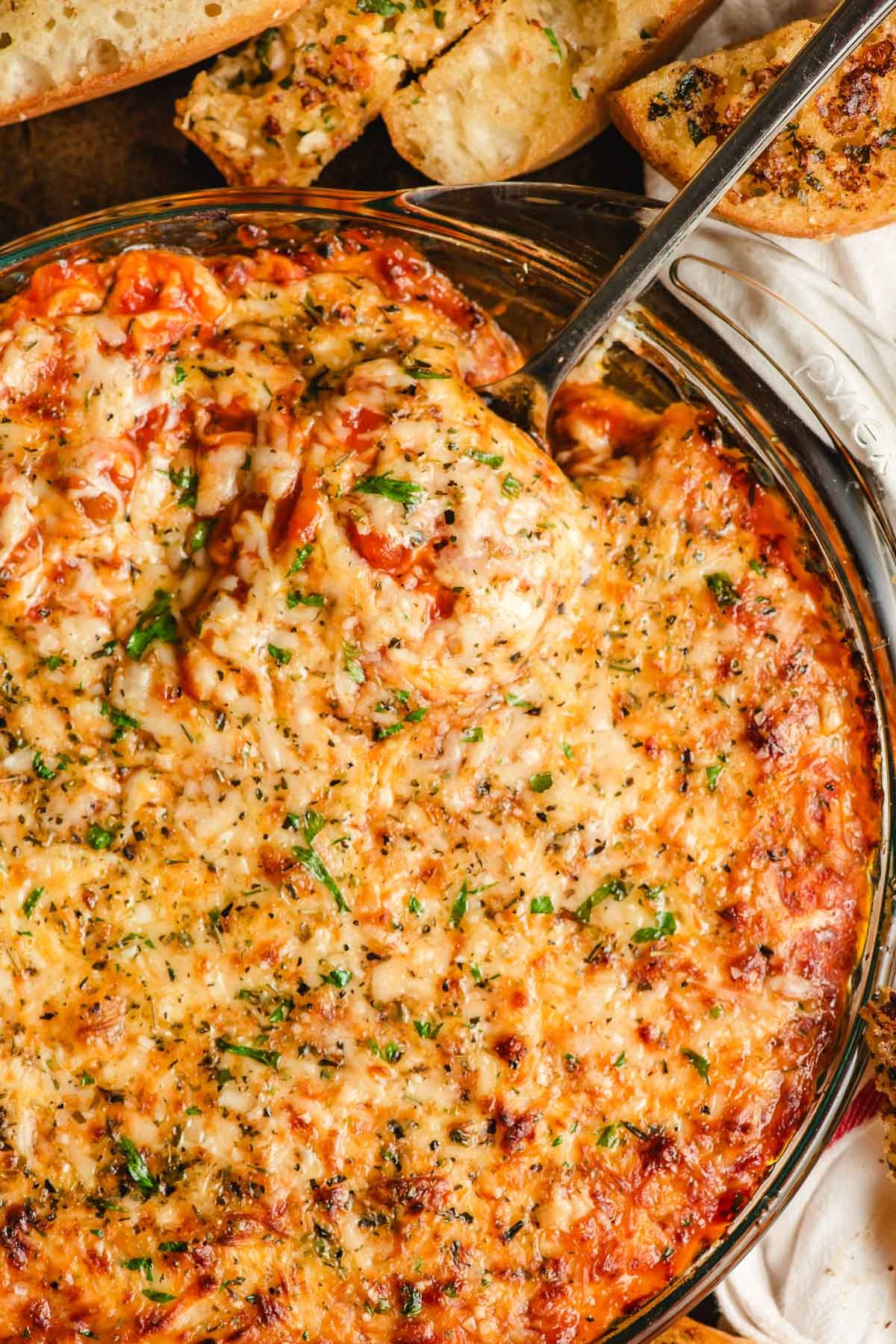 Lasagna Dip with Ground Beef