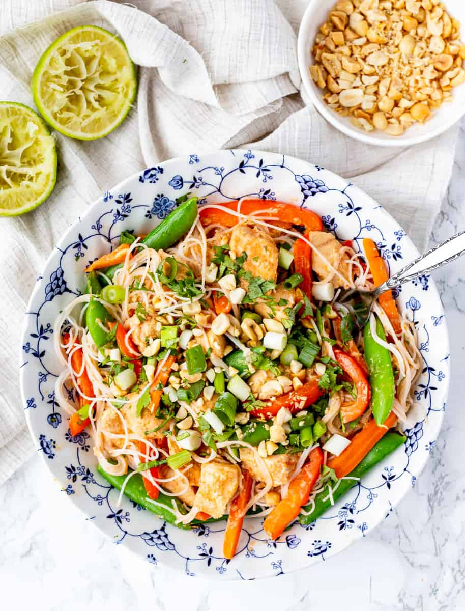 Thai peanut chicken