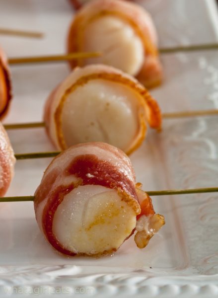 bacon wrapped scallops