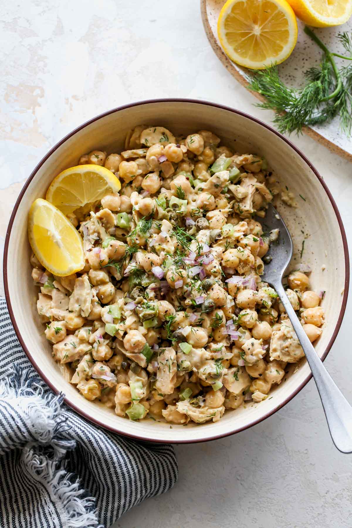 Chickpea Tuna Salad