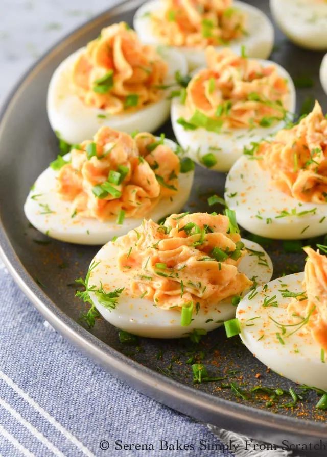 smoked salmon deviled eggs